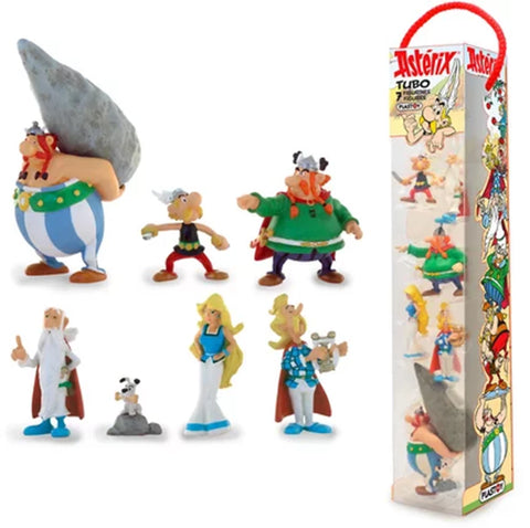 TUBO ASTERIX - LE VILLAGE GAULOIS - 7 FIG.