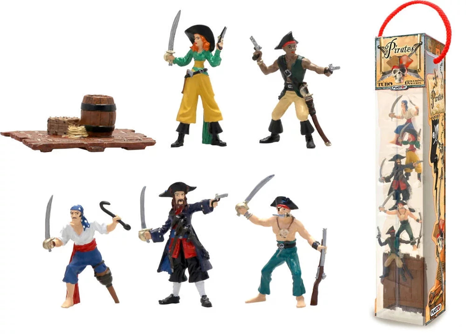 TUBO PIRATES - 6 FIG.