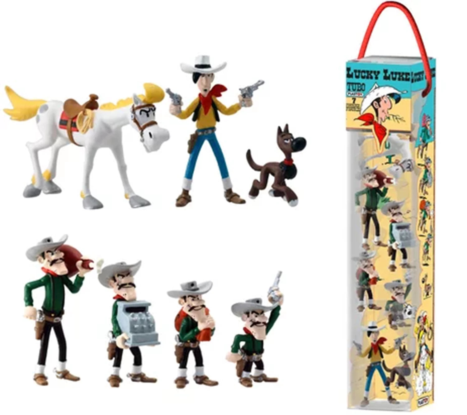 TUBO LUCKY LUKE - 7 FIG.