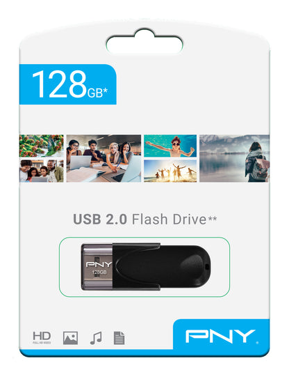 PNY Attaché 4 128GB USB 2.0 FD128ATT4-EF