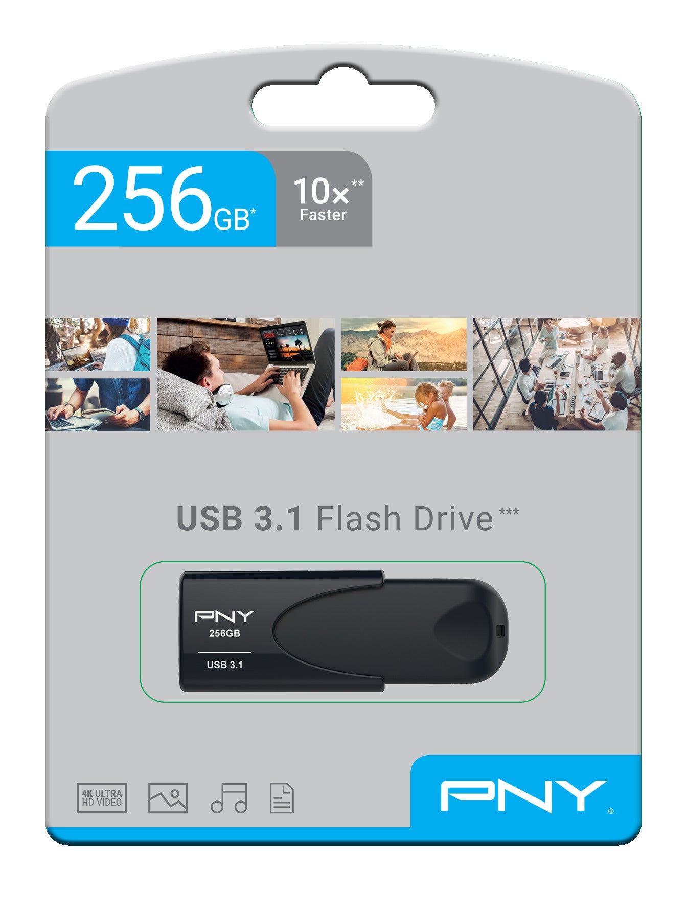 PNY Attaché 4 3.1 256GB USB 3.1 FD256ATT431KK-EF