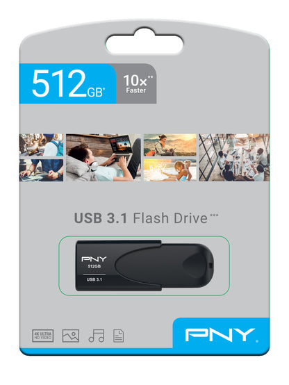 PNY Attaché 4 3.1 512GB USB 3.1 FD512ATT431KK-EF