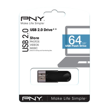 PNY Attaché 4 USB 2.0 64GB FD64GATT4-EF