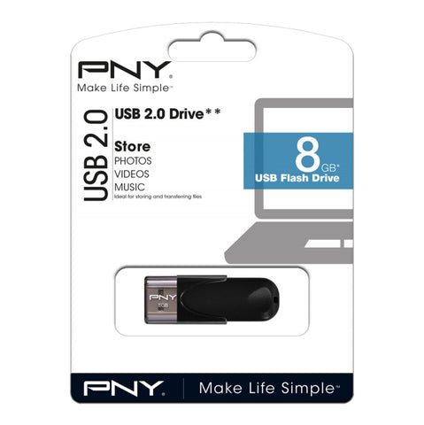 PNY Attaché 4 USB 2.0 8GB FD8GBATT4-EF