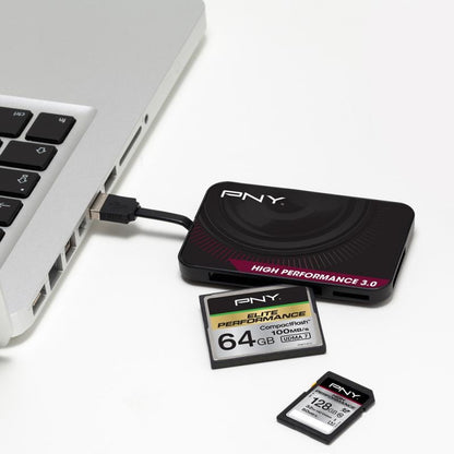 PNY Flash Card Reader High Perf. FLASHREAD-HI HIGPER-BX USB 3.0