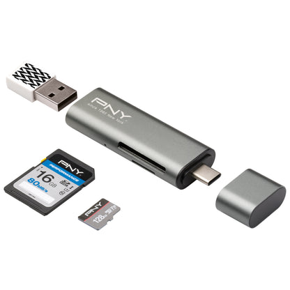 PNY Card Reader/Adapter RTCUA3N USB Typ C/A