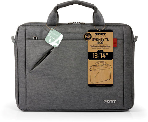 PORT Notebook Bag Sydney ECO 135178 Toploading 13-14 inch Grey