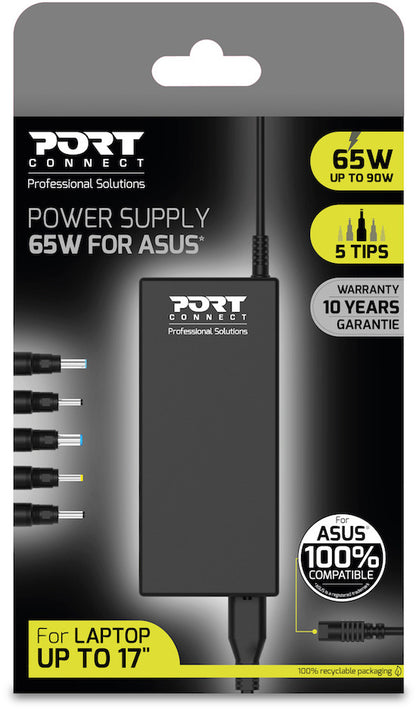 PORT PowerSupply 65W ASUS 900093-AS Black