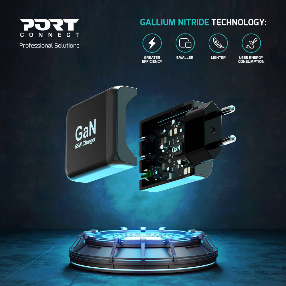PORT PowerSupply 65W Type C 900106 GaN Charger