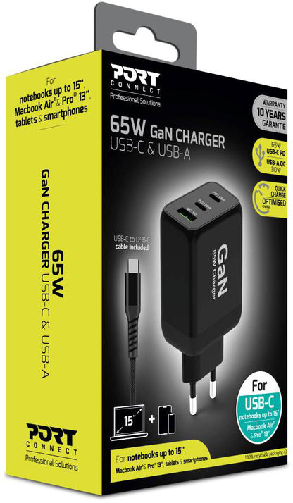 PORT PowerSupply 65W Type C 900106 GaN Charger