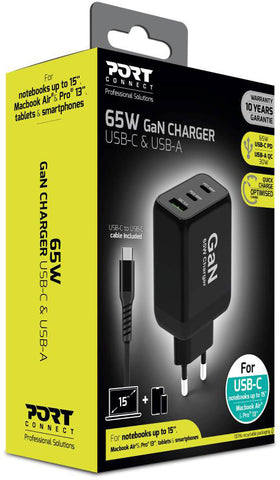 PORT PowerSupply 65W Type C 900106 GaN Charger