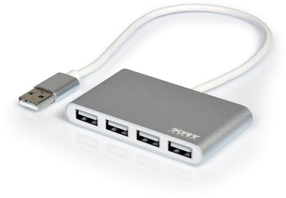 PORT USB Hub 4-ports USB 2.0 900120 Grey/White