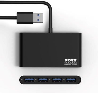 PORT USB Hub 4-ports USB 3.0 900121 black