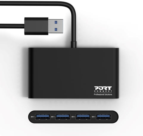 PORT USB Hub 4-ports USB 3.0 900121 black