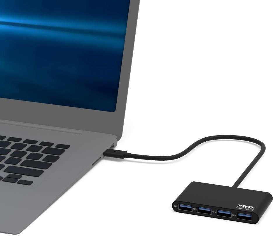 PORT USB Hub 4-ports USB 3.0 900121 black