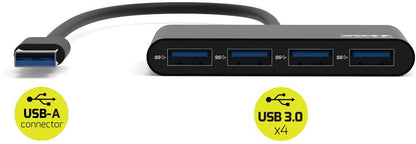 PORT USB Hub 4-ports USB 3.0 900121 black