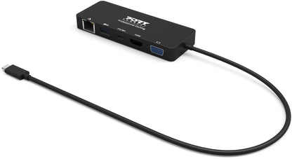 PORT Travel DockingStation-Type-C 901909 HDMI/VGA/USB3.1/USB-C/LAN