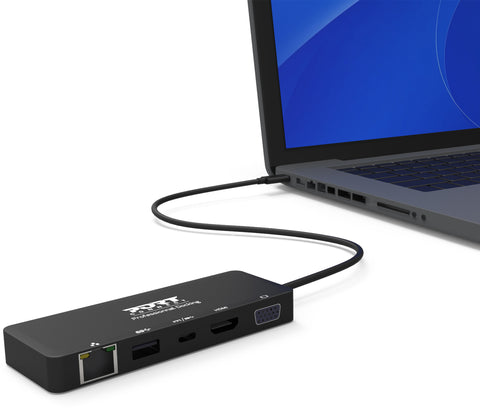 PORT Travel DockingStation-Type-C 901909 HDMI/VGA/USB3.1/USB-C/LAN