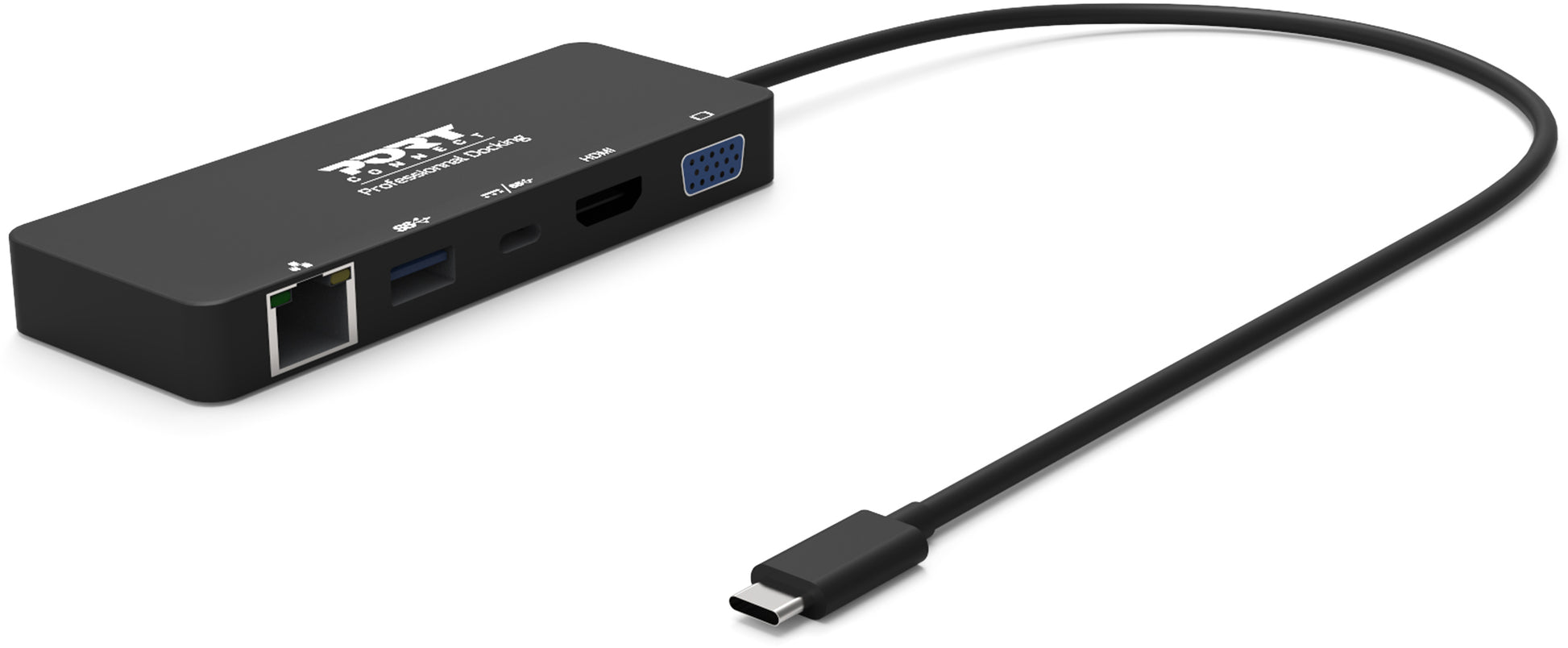 PORT Travel DockingStation-Type-C 901909 HDMI/VGA/USB3.1/USB-C/LAN