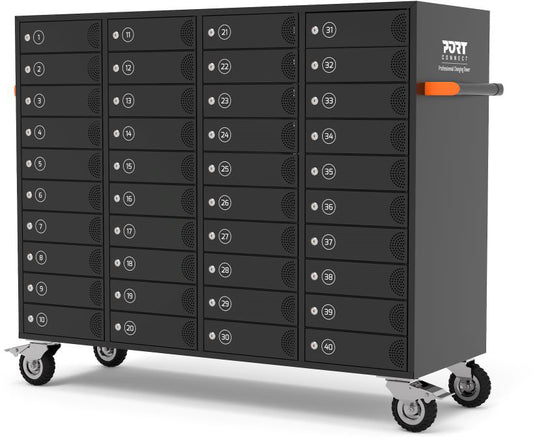 PORT Charging Cabinet Indiv.Doors 901969 40 Tablets/Notebooks