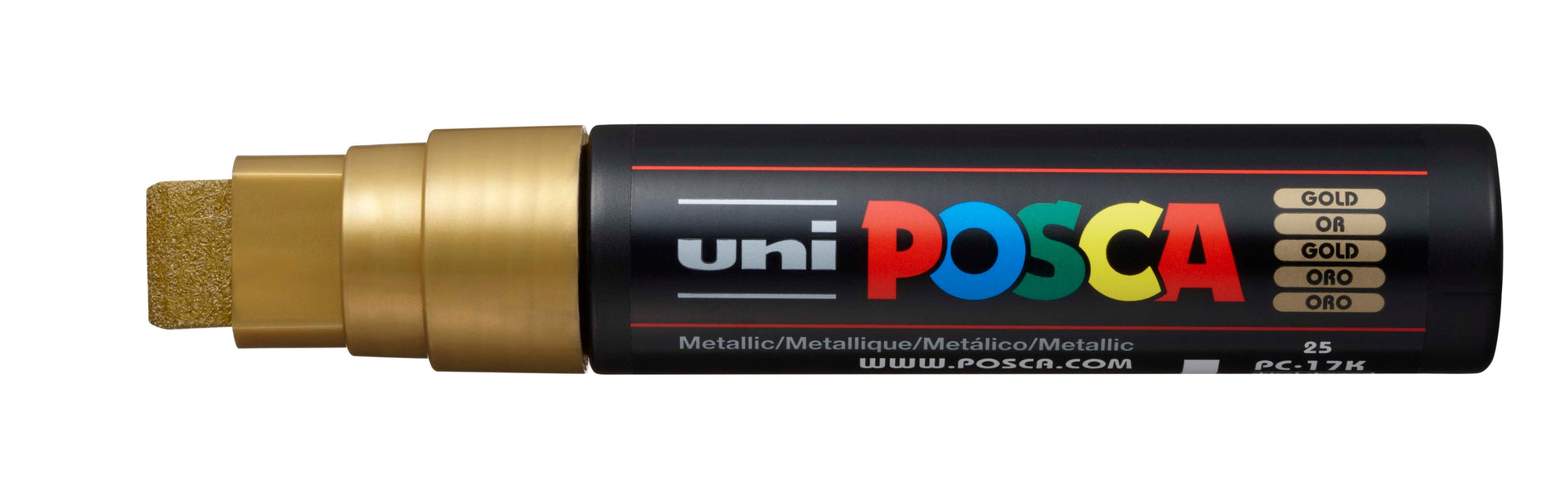 POSCA Marker 15mm PC-17K GOLD MET, gold