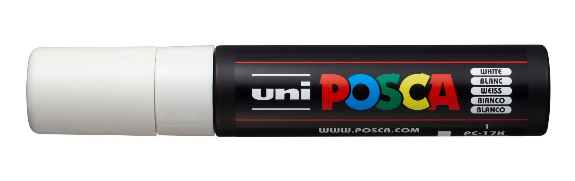 POSCA Marker 15mm PC-17K WHITE weiss, auf Wasserbasis