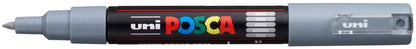POSCA Marker 7mm PC-1M GREY grau