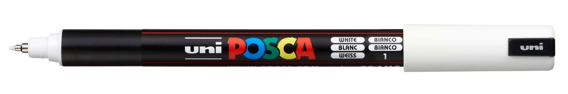 POSCA Fineliner 0.7mm PC-1MR WHITE weiss