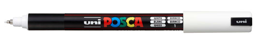 POSCA Fineliner 0.7mm PC-1MR WHITE weiss