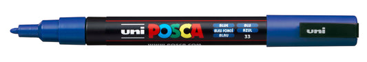 POSCA Marker 0.9-1.3mm PC-3M BLUE blau, Rundspitze