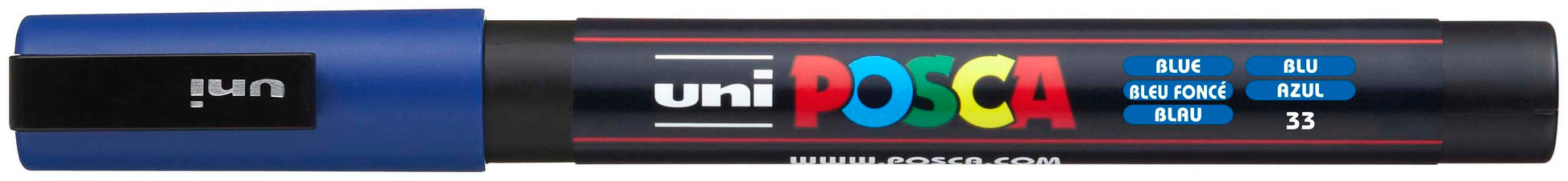 POSCA Marker 0.9-1.3mm PC-3M BLUE blau, Rundspitze