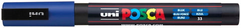 POSCA Marker 0.9-1.3mm PC-3M BLUE blau, Rundspitze