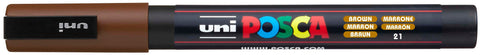 POSCA Marker 0.9-1.3mm PC-3M BROWN braun, Rundspitze