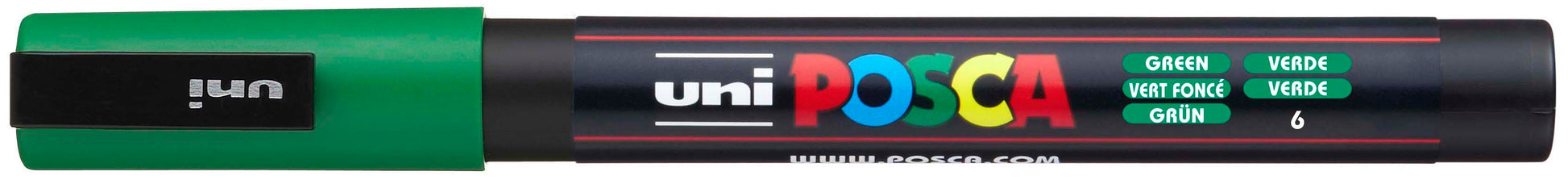 POSCA Marker 0.9-1.3mm PC-3M GREEN grün, Rundspitze