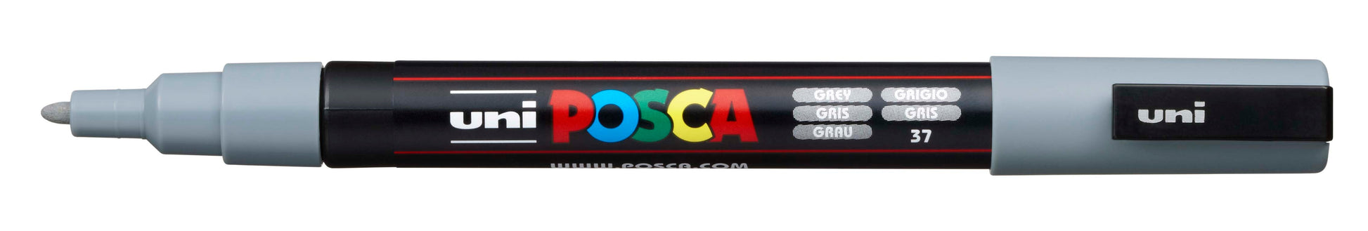 POSCA Marker 0.9-1.3mm PC-3M GREY grau, Rundspitze