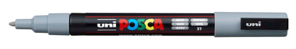 POSCA Marker 0.9-1.3mm PC-3M GREY grau, Rundspitze