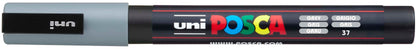 POSCA Marker 0.9-1.3mm PC-3M GREY grau, Rundspitze