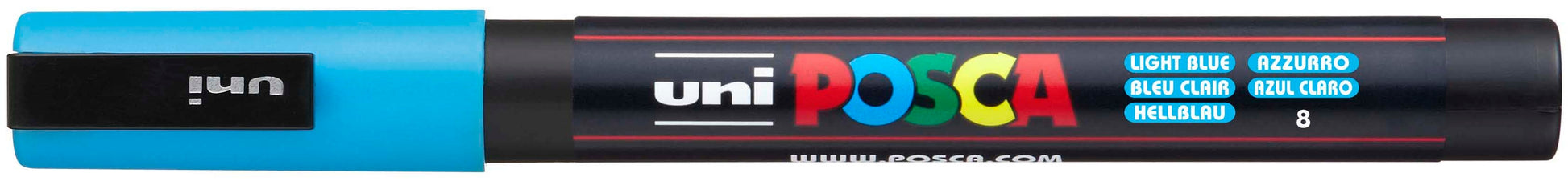 POSCA Marker 0.9-1.3mm PC-3M L.BLUE hellblau, Rundspitze