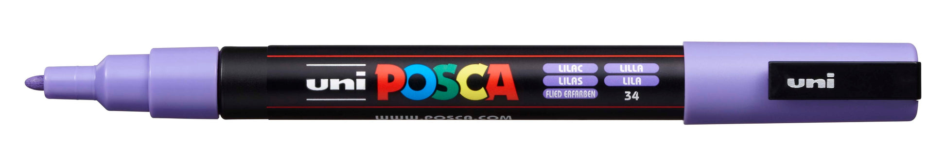 POSCA Marker 0.9-1.3mm PC-3M LILAC lila, Rundspitze