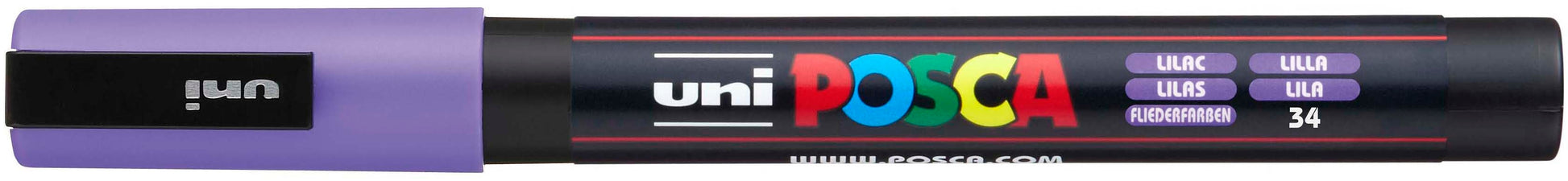 POSCA Marker 0.9-1.3mm PC-3M LILAC lila, Rundspitze