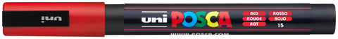 POSCA Marker 0.9-1.3mm PC-3M RED rot, Rundspitze