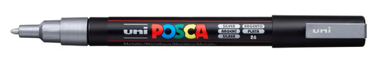 POSCA Marker 0.9-1.3mm PC-3M SILVER silber, Rundspitze