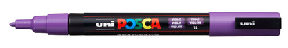 POSCA Marker 0.9-1.3mm PC-3M VIOLET violett, Rundspitze