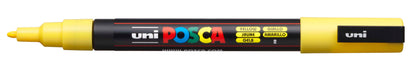 POSCA Marker 0.9-1.3mm PC-3M YELLOW gelb, Rundspitze
