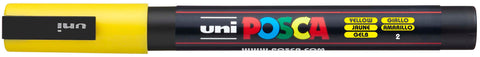 POSCA Marker 0.9-1.3mm PC-3M YELLOW gelb, Rundspitze