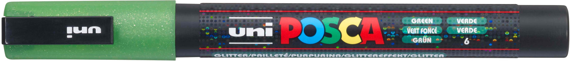 POSCA Marker 0.9-1.3mm PC-3ML GREEN glitzer grün