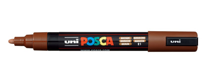 POSCA Marker 1.8-2.5mm PC-5M BROWN braun, Rundspitze