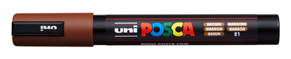 POSCA Marker 1.8-2.5mm PC-5M BROWN braun, Rundspitze