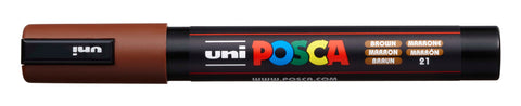 POSCA Marker 1.8-2.5mm PC-5M BROWN braun, Rundspitze