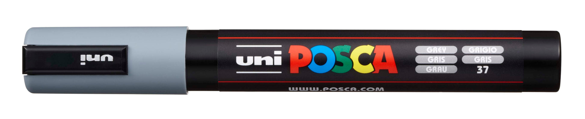 POSCA Marker 1.8-2.5mm PC-5M GREY grau, Rundspitze